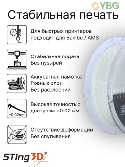 Sting3D AMS TPU белый (7)