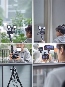 Держатель для камеры с тремя креплениями холодный башмак Ulanzi PT-23 (4)