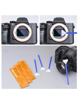 Набор чистящих палочек 24 мм 10 шт K&F Concept SKU.1698 (15)