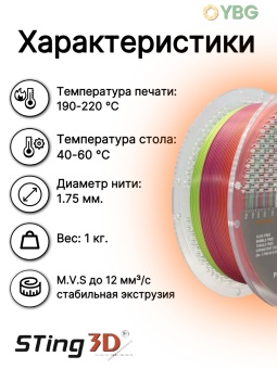 Sting3D PLA Rainbow радужный шёлк 0214001 (9)
