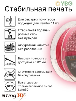 Sting3D PETG розовый 0209025 (20)