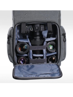 фоторюкзак, сумка для фотоаппарата 25 л темно-серая K&F Concept (KF13.098V1) (7)