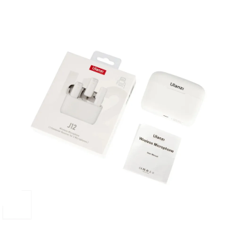 Беспроводной микрофон J12 ULANZI (Type-C белый) для Android и iPhone 15 (J12-TYPE-C-White) 6
