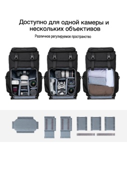 Фоторюкзак с отделением для ноутбука 25 л чёрная K&F Concept KF13.098V2 (2)