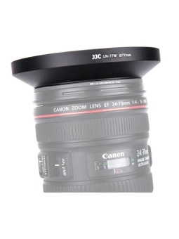 Бленда для объектива металлическая 77 мм -LN-77W (4)