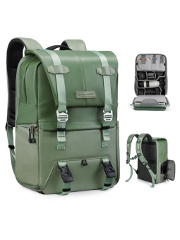 Фотосумка, рюкзак для фототехники 20 л светло-зелёный K&F Concept KF13.087AV9