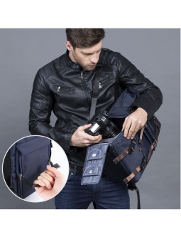 Фоторюкзак с отделением для ноутбука темно-синий K&F Concept KF13.087 (1)