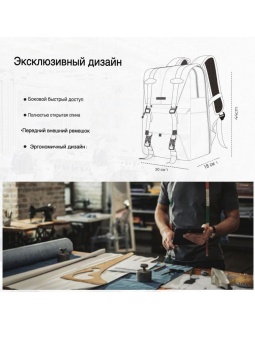 Фотосумка, рюкзак для фототехники 20 л хаки K&F Concept KF13.087AV2 (3)