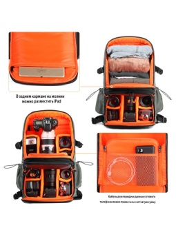 Рюкзак для фотоаппарата и камеры 33 л K&F Concept KF13.107 (13)