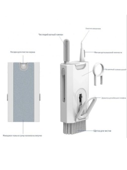 Набор для ухода за техникой, телефонами и электроникой 7 в 1 K&F Concept - SKU.2221 (4)