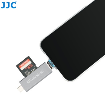 Картридер для iPhone , Android , планшетов и ноутбуков JJС CR-UCL1 GRAY 10